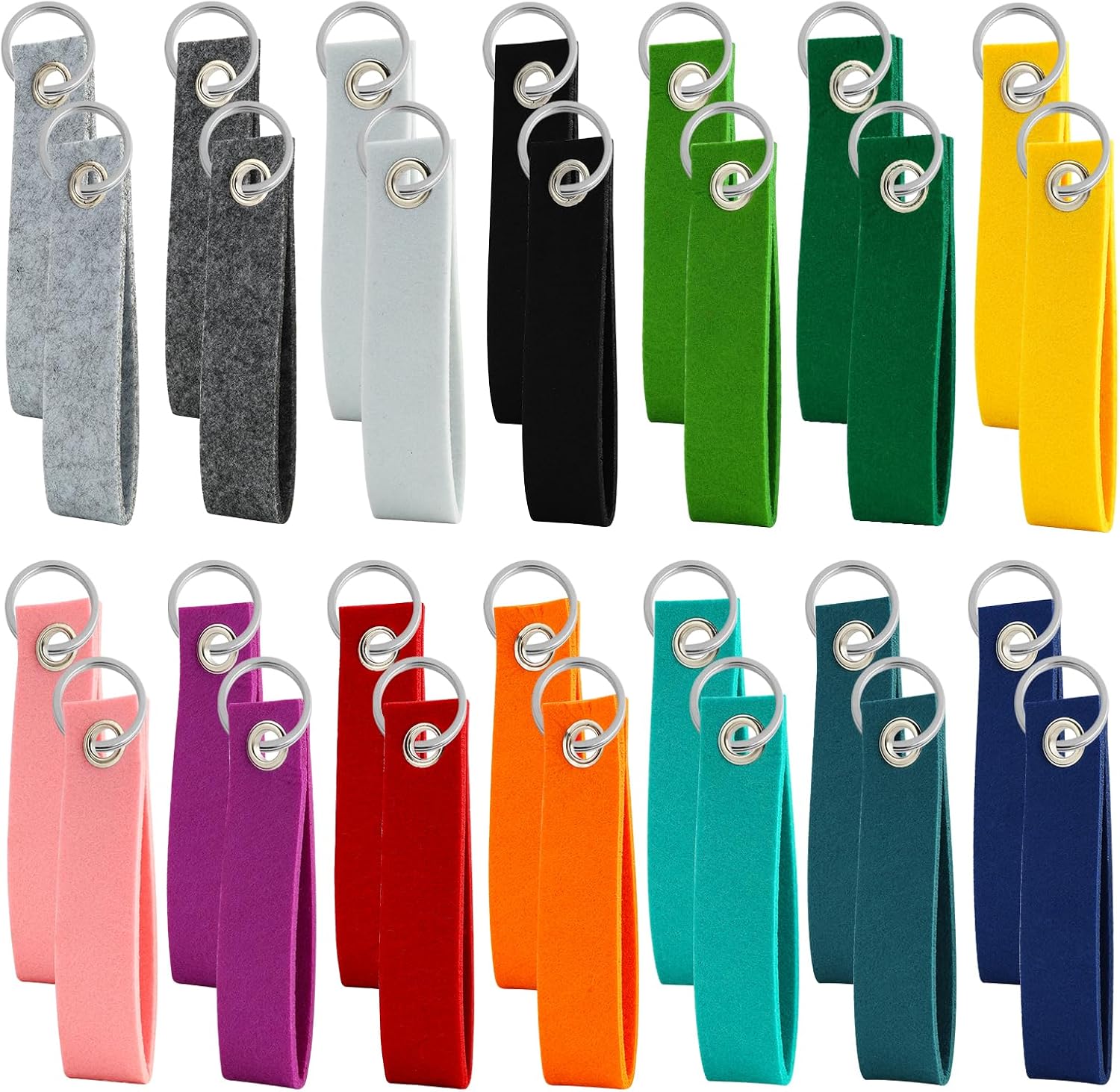 Beschriftbare Schlüsselschilder – personalisierbar, aus Edelstahl, 28 Stück, 13 × 3 Cm