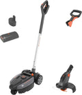 YARD FORCE 12V iFlex Rasenmäher und Trimmer Set mit 4.0 Ah Akku, ideal für 50 qm Garten