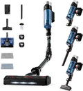 Rowenta X-Force Flex Akkustaubsauger mit Allergy-Schutz und Aqua-Düse, 45 Min. Laufzeit, Flex-Gelenk, Blau-Schwarz